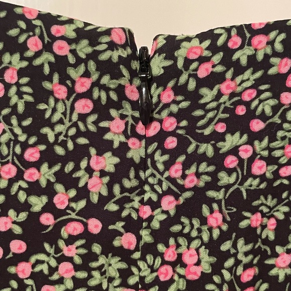 J Crew Smocked Sleeve Floral Midi Dress - Picture 7 of 11